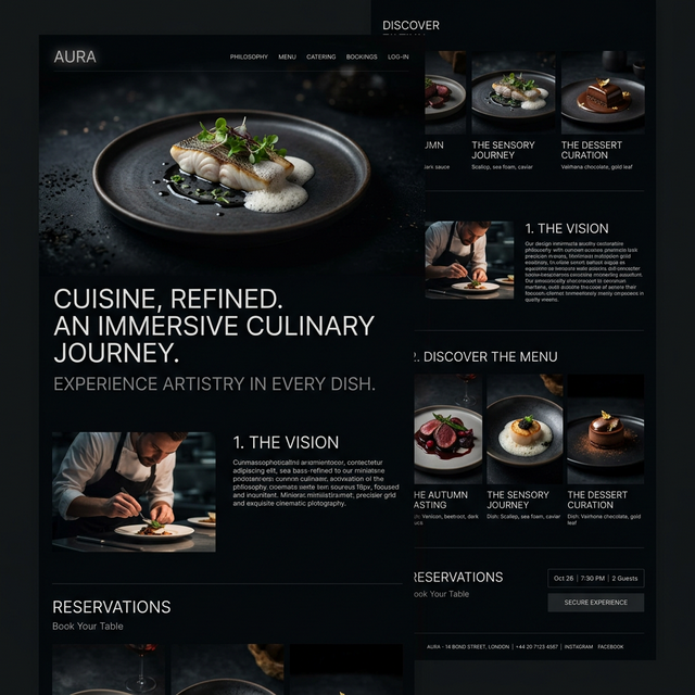 Fine Dining Concept (Design Concept)